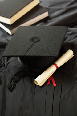 cap and gown image